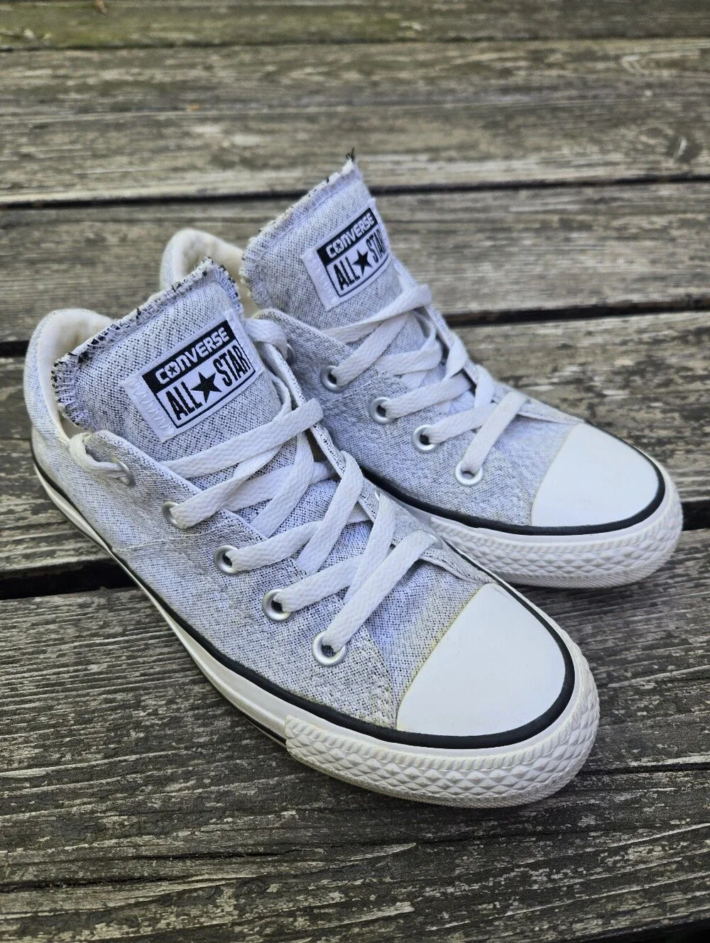 Converse Chuck Taylor All Star Madison Sneakers in Grey Heather Colorway - Picture 7 of 8